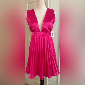 Jessica Simpson Pink Pleated Dress